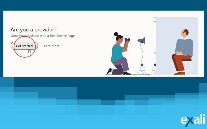 Auf der „Plattform für Services“ auf LinkedIn können Sie als Freelancer:in eine Service Seite erstellen.