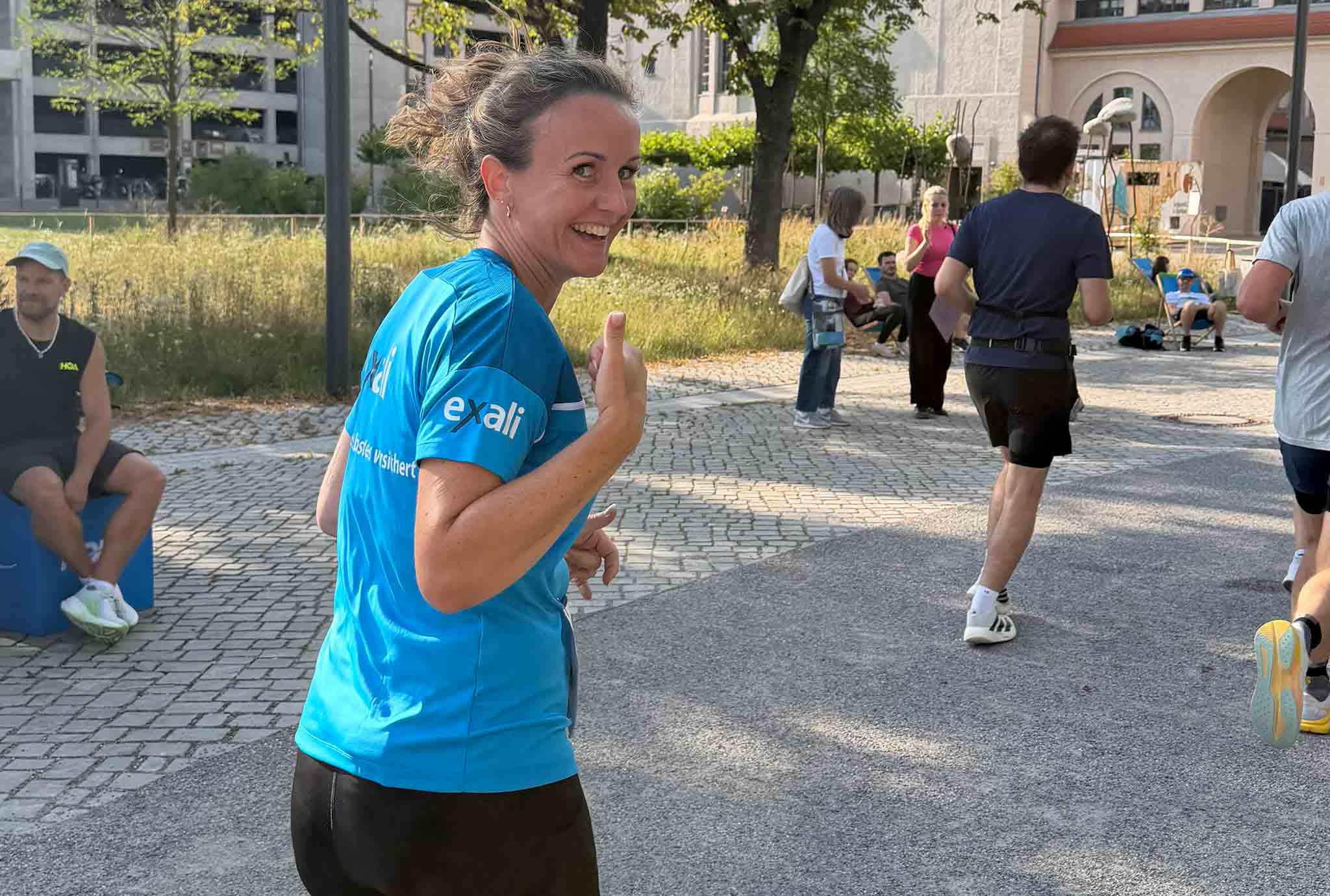 exali beim swa Spendenlauf